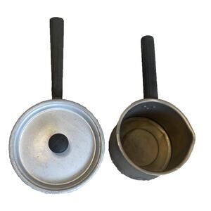 Vintage Wear Ever Aluminum Sauce Pan & Lid- 1/2 Qt Bundle Lot